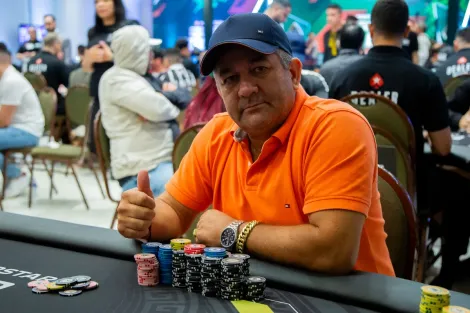 Ademar da Silva puxa fila nos Dias 1B e 1C do Main Event do BSOP Foz