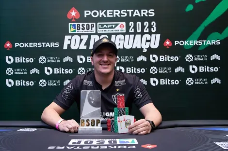 Luiz Paulo leva No-Breaks do BSOP Foz em primeiro título da carreira no festival