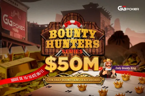 Com US$ 50 milhões garantidos, Bounty Hunters Series retorna ao GGPoker