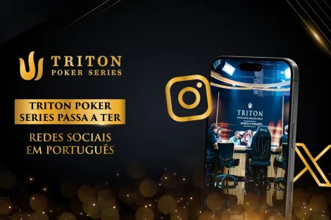 Triton Poker Series passa a ter redes sociais em português; saiba mais