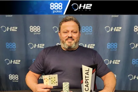 Alberto Serafim é campeão do Capital Poker Fest 30K no H2 Club SP