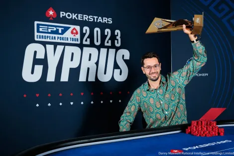 Juan Pardo bate mesa final de peso e crava Super High Roller do EPT Chipre