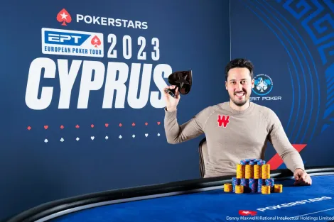 Adrian Mateos fica com a vitória no US$ 25K NLHE III do EPT Chipre