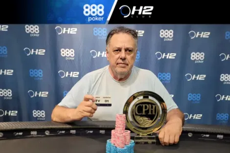 Brenno Junior é campeão do Omaha Choice KO 50K do CPH