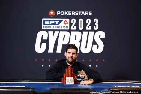 Maher Nouira crava US$ 25K NLHE IV do EPT Chipre em 2ª espada prateada