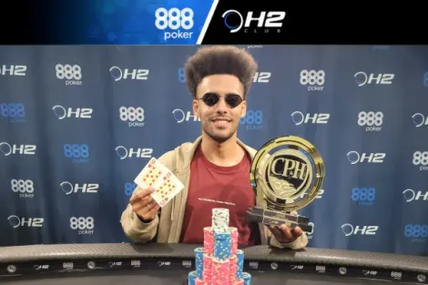 Erivan Oliveira é campeão do Main Event Light 100K do CPH