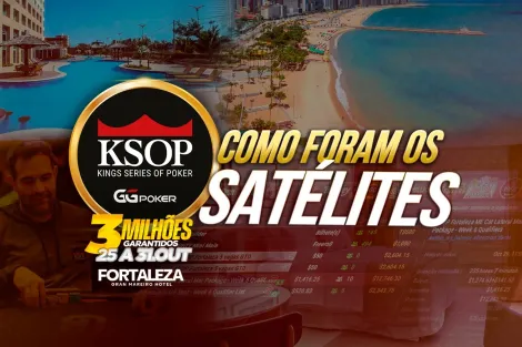 Satélites no GGPoker foram caminho mais vantajoso para o KSOP Fortaleza