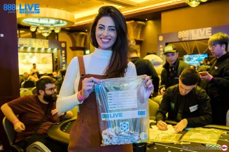 Vivian Saliba se classifica no Dia 1B do Main Event do 888poker LIVE Coventry