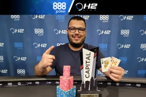 Diego Bonotto é campeão do Capital Poker Fest do H2 Club São Paulo