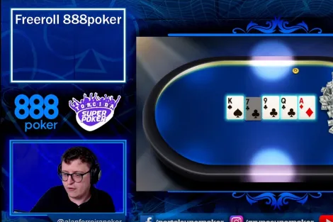 "nosteratoast" fatura o Freeroll SuperPoker e forra de graça no 888poker