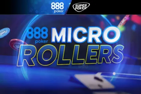 Micro Rollers turbina garantidos em torneios baratos do 888poker