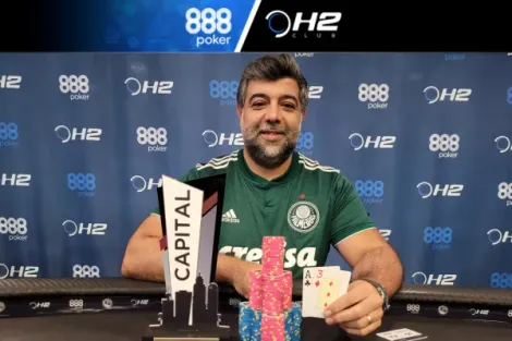 Rogério Giacomini fatura o Capital Poker Fest do H2 Club São Paulo