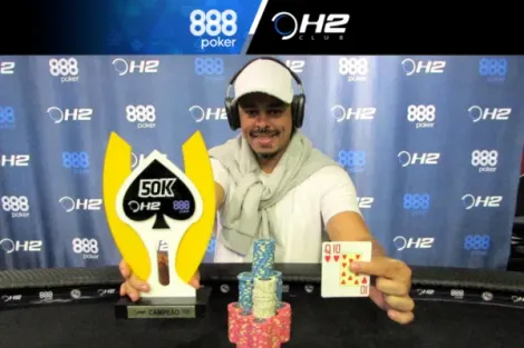 Anderson Marques leva a melhor no 50K do 888poker Fest