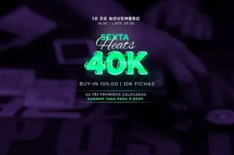 H2 Curitiba realiza Sexta Heats 40k com três vagas para o BSOP Millions