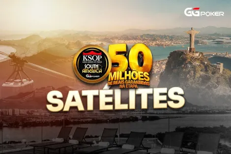 Satélite traz 15 pacotes garantidos para o KSOP GGPoker South America