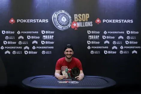 Em noite de estreias, Lucas Coggiola crava Primeira Vez Turbo by Copag do BSOP Millions