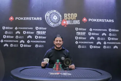 Com JJ, Pablo Siqueira é campeão do Turbo K.O do BSOP Millions