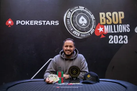 Fabio Leal fatura PLO Dealers Choice do BSOP Millions: "Muito feliz!"