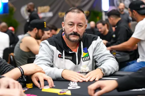 Disputando ranking, Leonel Guerra rasga elogios ao BSOP Millions