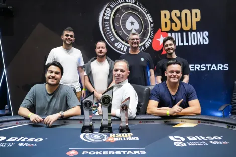 David Wense lidera mesa final do PLO5 HR 6-Max PKO do BSOP Millions