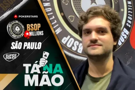 Tá na Mão: Gregory Fabião conta spot difícil 3-handed no BSOP Millions