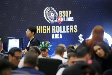 BSOP Millions: 2-Day High Rollers bate garantido em poucas horas