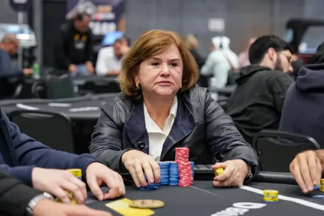 Lúcia Risson é chip leader no Dia Final do DeepStack Mystery KO do BSOP Millions