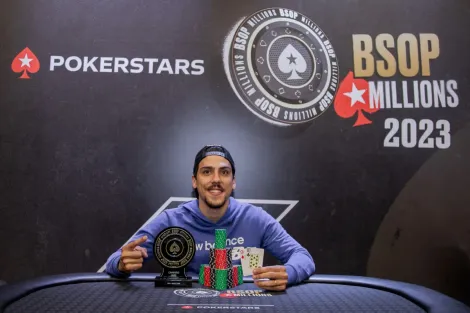 Mateus Fraiz vira heads-up e conquista Daily 500 do BSOP Millions