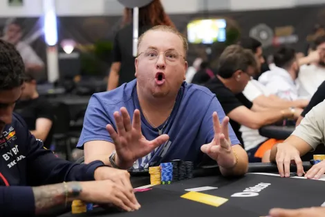 Hero call, 73o e gritaria: o show de Léo Rizzo no BSOP Millions