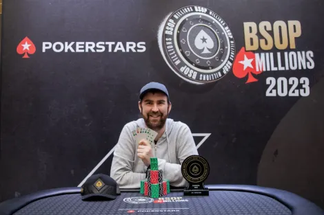 Tobias Leknes conquista Triple Stud e é bicampeão no BSOP Millions