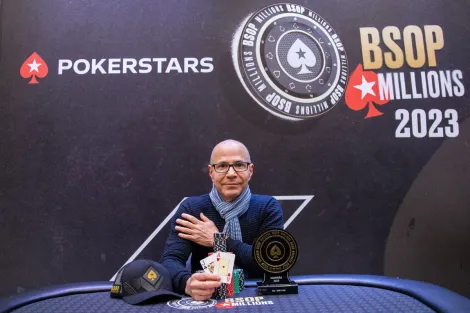 Paulo Carrillo conquista Daily 500 em primeiro título no BSOP Millions