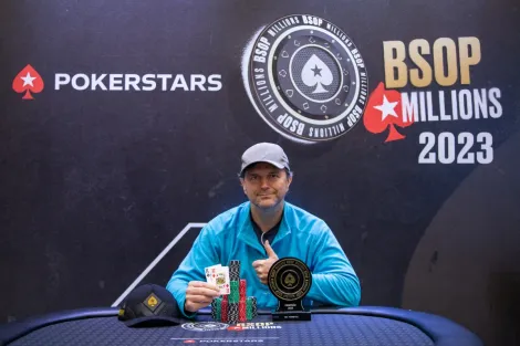 Campeão de Rally, Roque Veviurka revive passado com vitória no Turbo KO do BSOP Millions