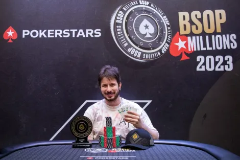 Aloísio Dourado é campeão do Mixed Triple Draw Lowball do BSOP Millions