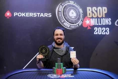 Bernardo Dias vence 5K PKO e é bi no BSOP Millions: "Quase inacreditável"