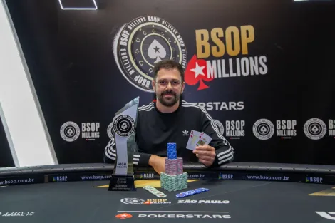 Em reta final avassaladora, Felipe Boianovsky crava Super High Roller do BSOP Millions