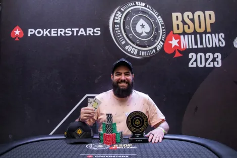 Elias Neto mostra persistência e vence Daily 500 do BSOP Millions