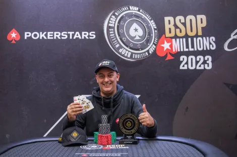 Marco Bertolino bate FT de especialistas e leva Mixed Big Bet do BSOP Millions