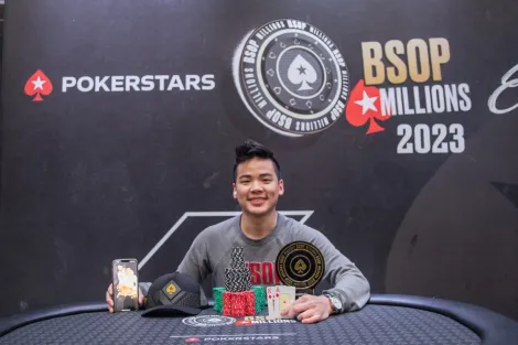 Jorge Hou Huang conquista Win The Button Turbo KO do BSOP Millions