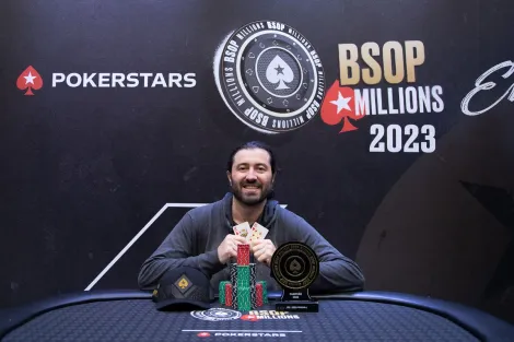 José Alcântara Filho vence Mega Freeroll no BSOP Millions e leva pacote