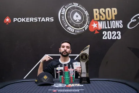 Luis Abdo bate Felipe Boianovsky e vence High Rollers do BSOP Millions