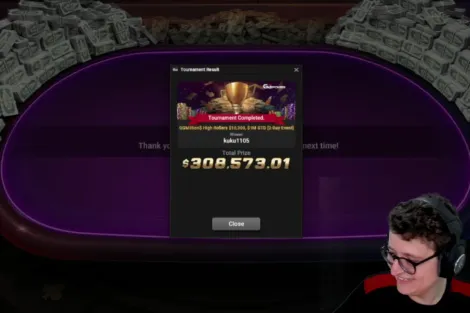 "kuku1105" supera mesa final estrelada e conquista GGMillion$