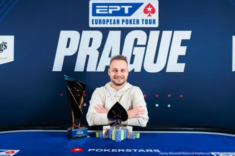 Tamas Adamszki leva o Super High Roller do EPT Praga e fatura o bicampeonato