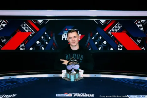 Oleg Vasylchenko conquista €10.200 Mystery Bounty do EPT Praga