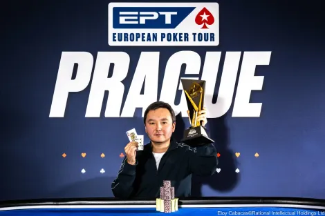 Shyngis Satubayev encerra EPT Praga com título do €10K High Roller