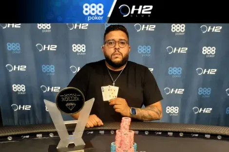 Yuri Rodrigues fatura o título do High Roller 100K do H2 Club São Paulo