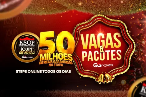 Semana de Natal tem satélites diários para o KSOP South America no GGPoker