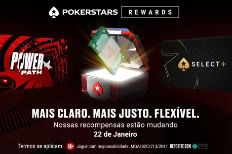 Novo PokerStars Rewards é anunciado com rakeback de até 60%; saiba mais