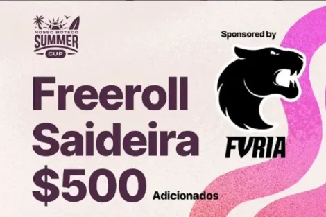 Freeroll Saideira by FURIA encerra Summer Cup com US$ 500 e kits adicionados