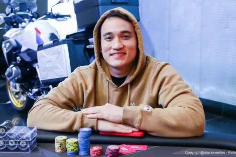 Dante Goya é o chip leader no Main Event-Medium da NYS Afterparty