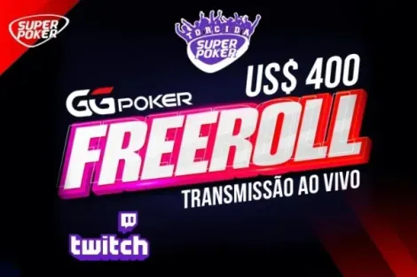 Freeroll SuperPoker anima quarta-feira no GGPoker com T$ 400 e transmissão